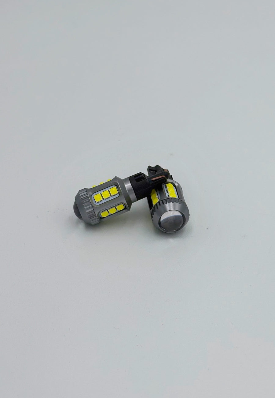 Par de Focos LED T15 Premium Space Lightning⚡️ CanBus SpaceLightning Blanco | LED SMD 3030 Alta Pote - Luz LED automotriz