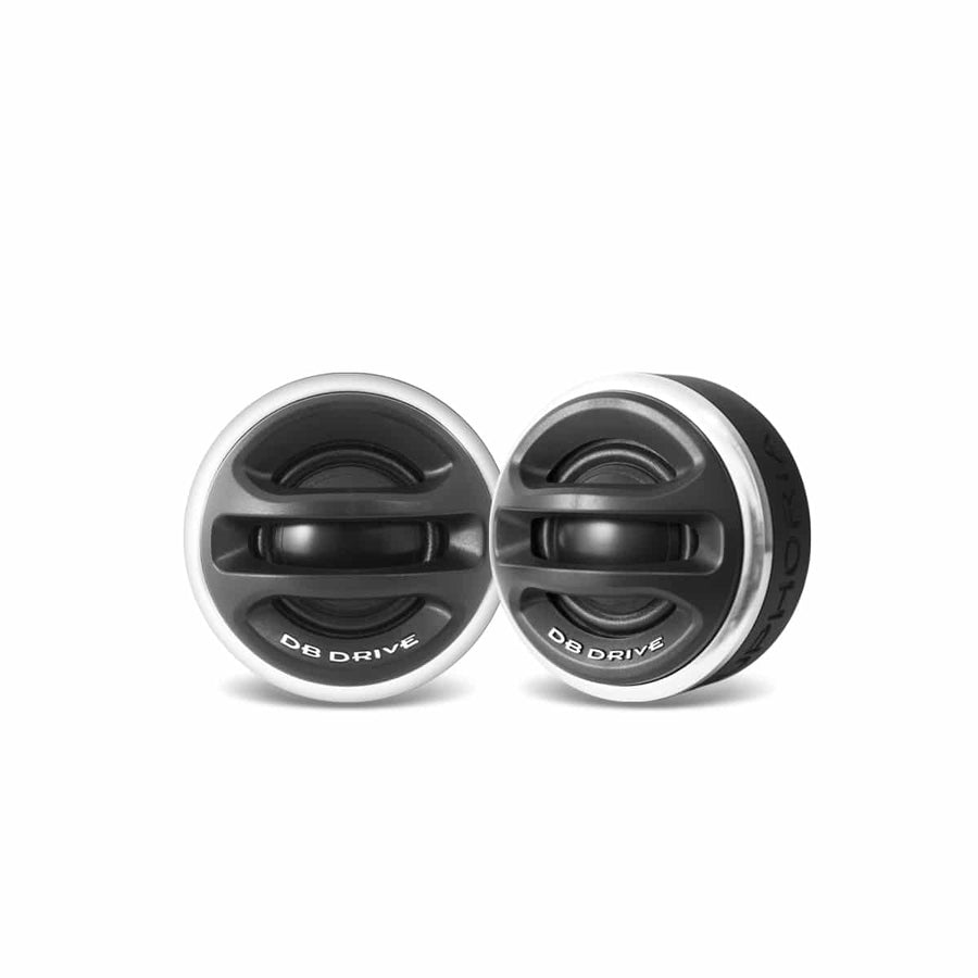 DB Drive Euphoria EPC1TW Par Tweeters Domo Aluminio Surround Seda 1 pulgada 75W RMS par completo