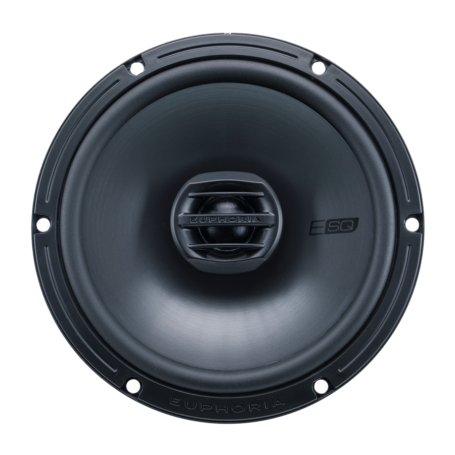 DB Drive Euphoria ESQF65 Coaxiales SQ 6.5 pulgadas 75W RMS vista frontal
