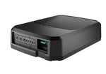 Hertz DBA 201 F subwoofer activo ultra plano 8 pulgadas lado amplificador