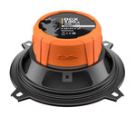 Hertz DCX 130.3 coaxial Dieci 5.25 pulgadas perspectiva lado motor
