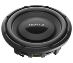 Hertz MPS250 S2 subwoofer de perfil bajo 10 pulgadas vista prospectiva