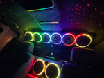 Kit Aros Full LED Bluetooth compatible con bocinas, Luz ambiental para tus paneles, Control RF + Bluetooth. - Imagen 9