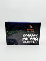 Par de luces LED Automotriz, Modelo Falcon de 70,000 Lumenes. - Imagen 4