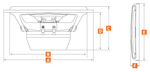 Hertz ML1800 Mille Legend Neo especificaciones dimensionales