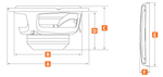 Hertz ML700 Mille Legend especificaciones dimensionales