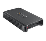 Hertz HCP 4 amplificador 4 canales Clase D 95W perspectiva