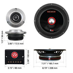 DB Drive PRO8K estructura interna midrange 8 pulgadas