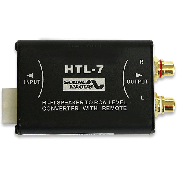 Convertidor de señal alta-baja con función remote SoundMagus HTL-7 - Procesadores (DSP) para auto