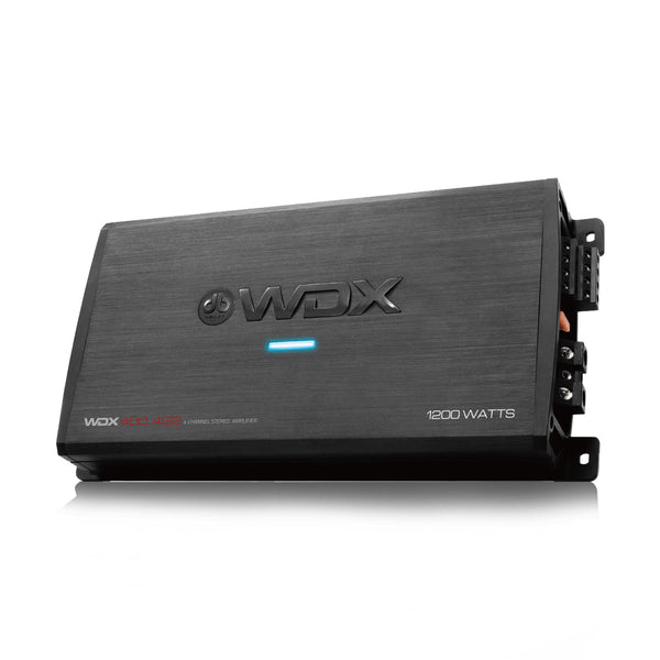 DB Drive WDX400.4 Amplificador 4 Canales Clase AB 400W vista angular frontal
