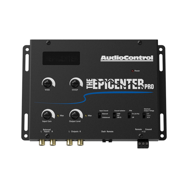 AudioControl Epicenter PRO procesador de graves y line driver vista superior