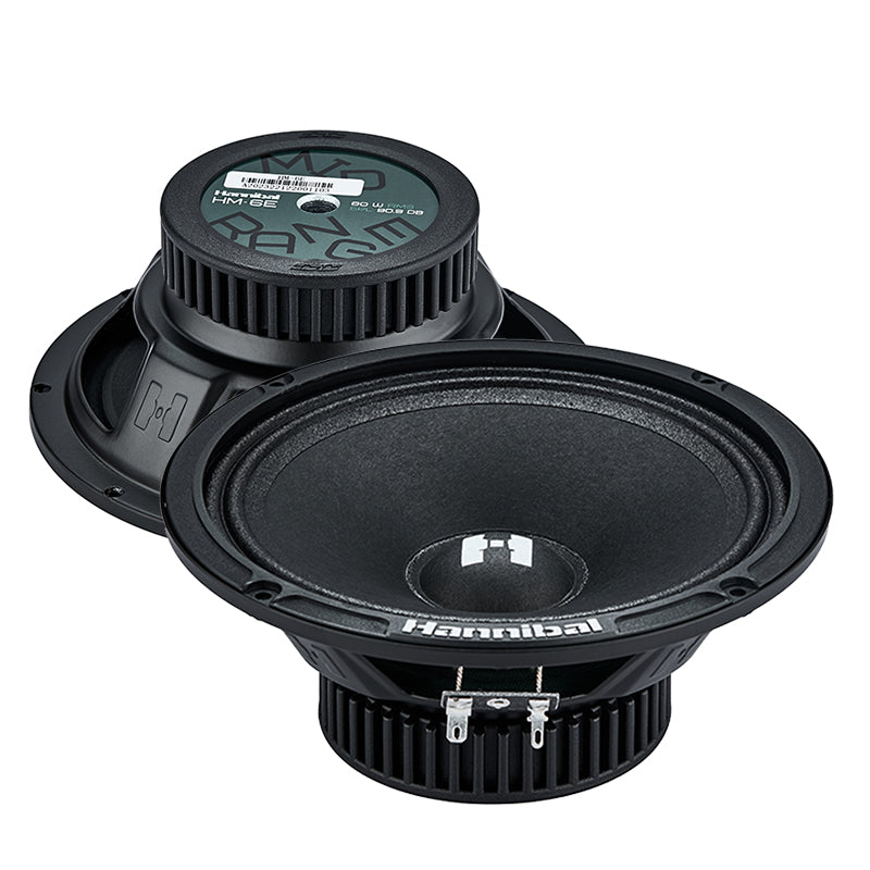 Deaf Bonce Hannibal HM-6E medios 6.5 pulgadas par vista frontal