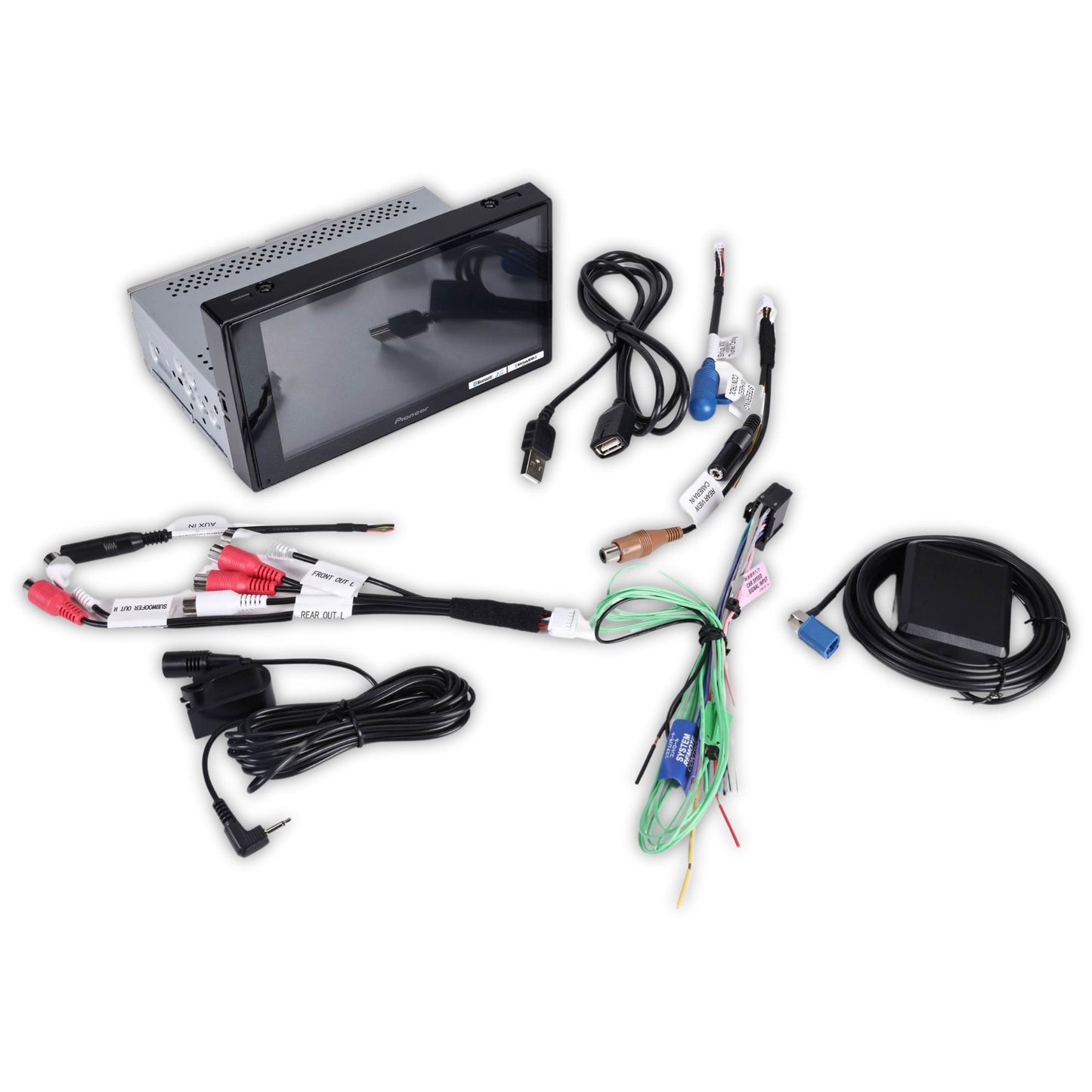 Autoestéreo con Pantalla Pioneer DMHW3000NEX 6.8 PLG CarPlay Android Auto Inalambrico